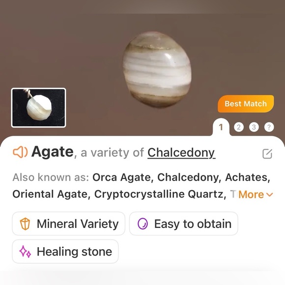 Handcrafted sterling silver rainbow moonstone and agate dangle earrings - Picture 5 of 5